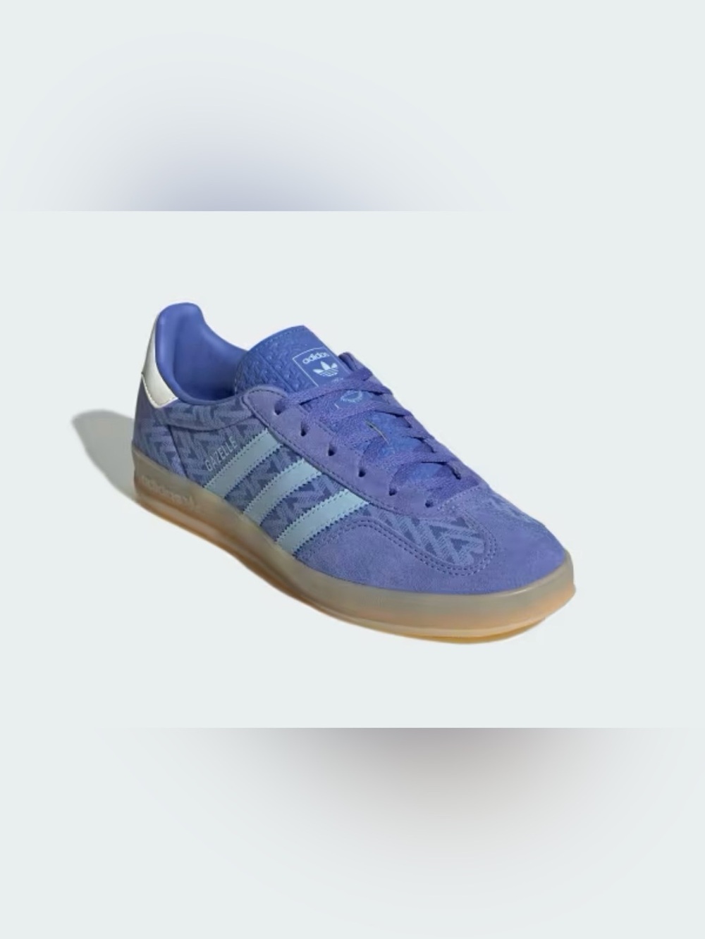 Adidas Gazelle Indoor KI3581 Real Lilac Clear Sky Gum Sneakers NWT Women’s 8.5